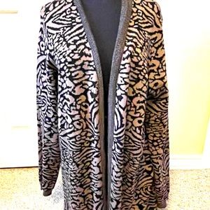 Yest Oke Essential Cardigan Black/Taupe.